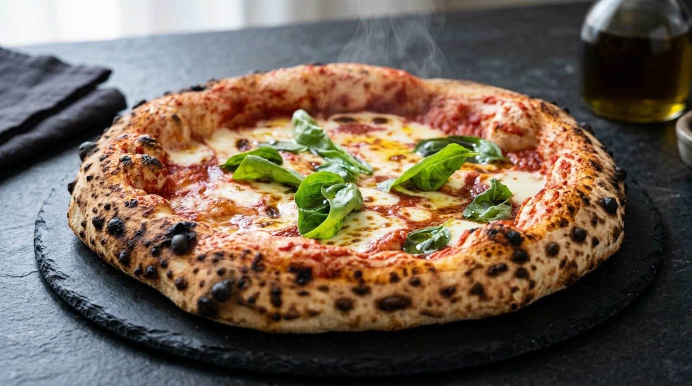 Pizza Margherita Napoletana ad Alta Idratazione (75%)