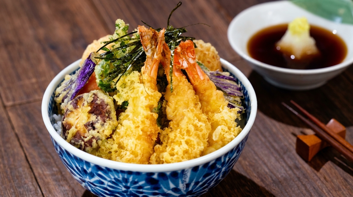 Tempura Don Classico (Ciotola di riso con tempura)