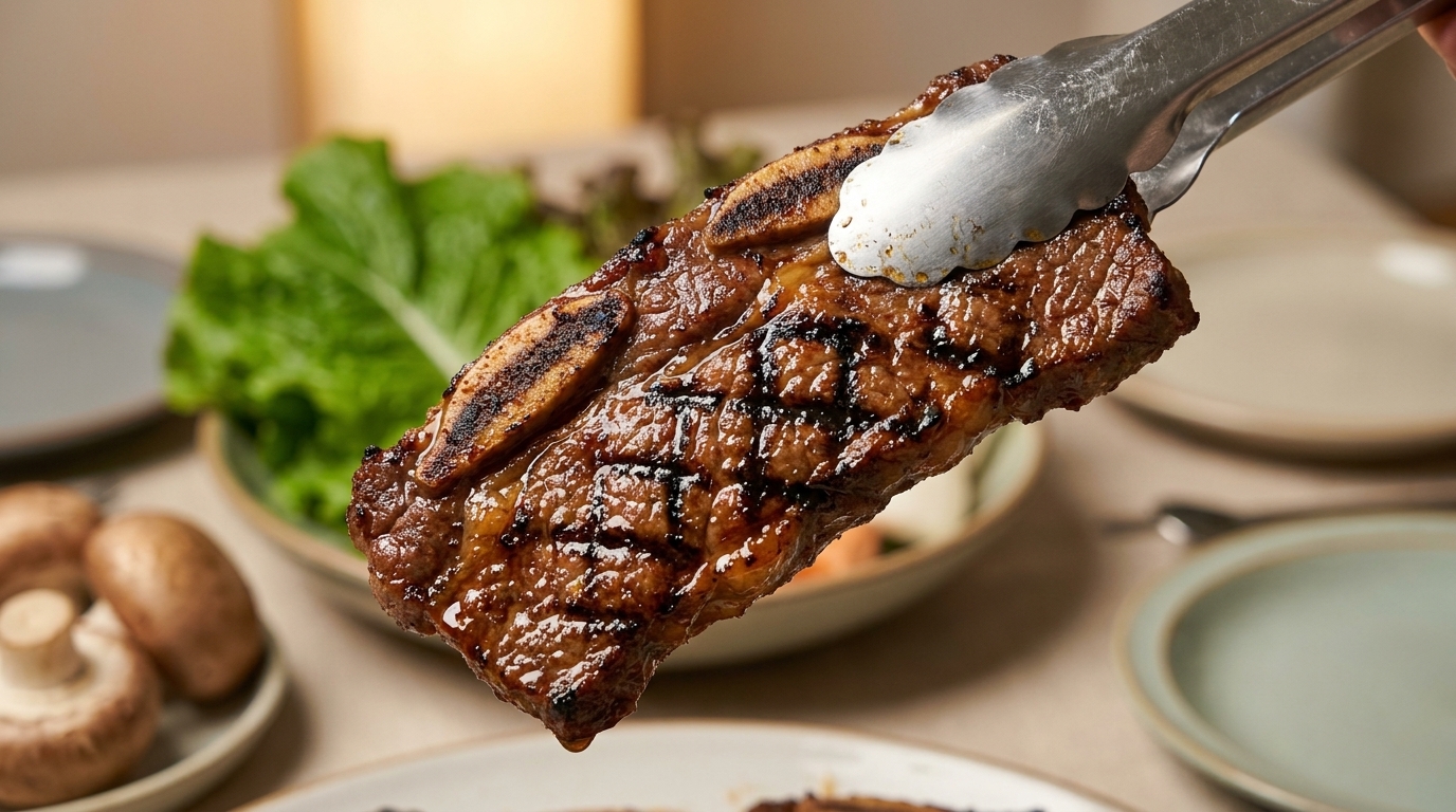 Costine di Manzo Coreane alla Griglia (Galbi)