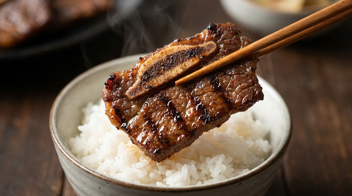 Classiche LA Galbi coreane (Costine di manzo alla griglia)