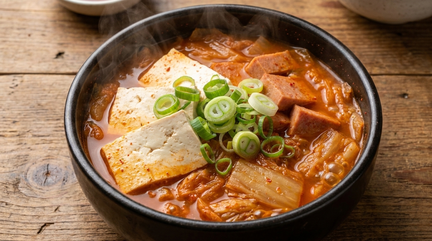Ricco Stufato Coreano di Kimchi e Spam (Kimchi Jjigae)