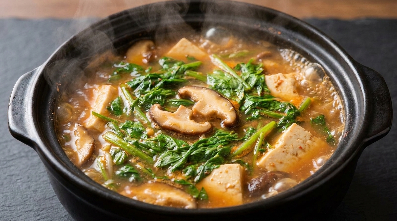 Stufato Coreano di Pasta di Soia (Doenjang-jjigae)