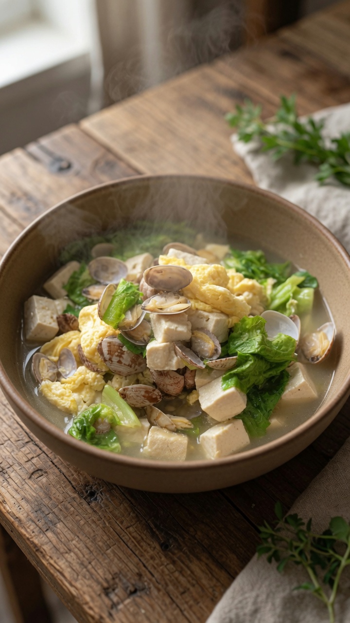 Classica Zuppa di Vongole e Tofu
