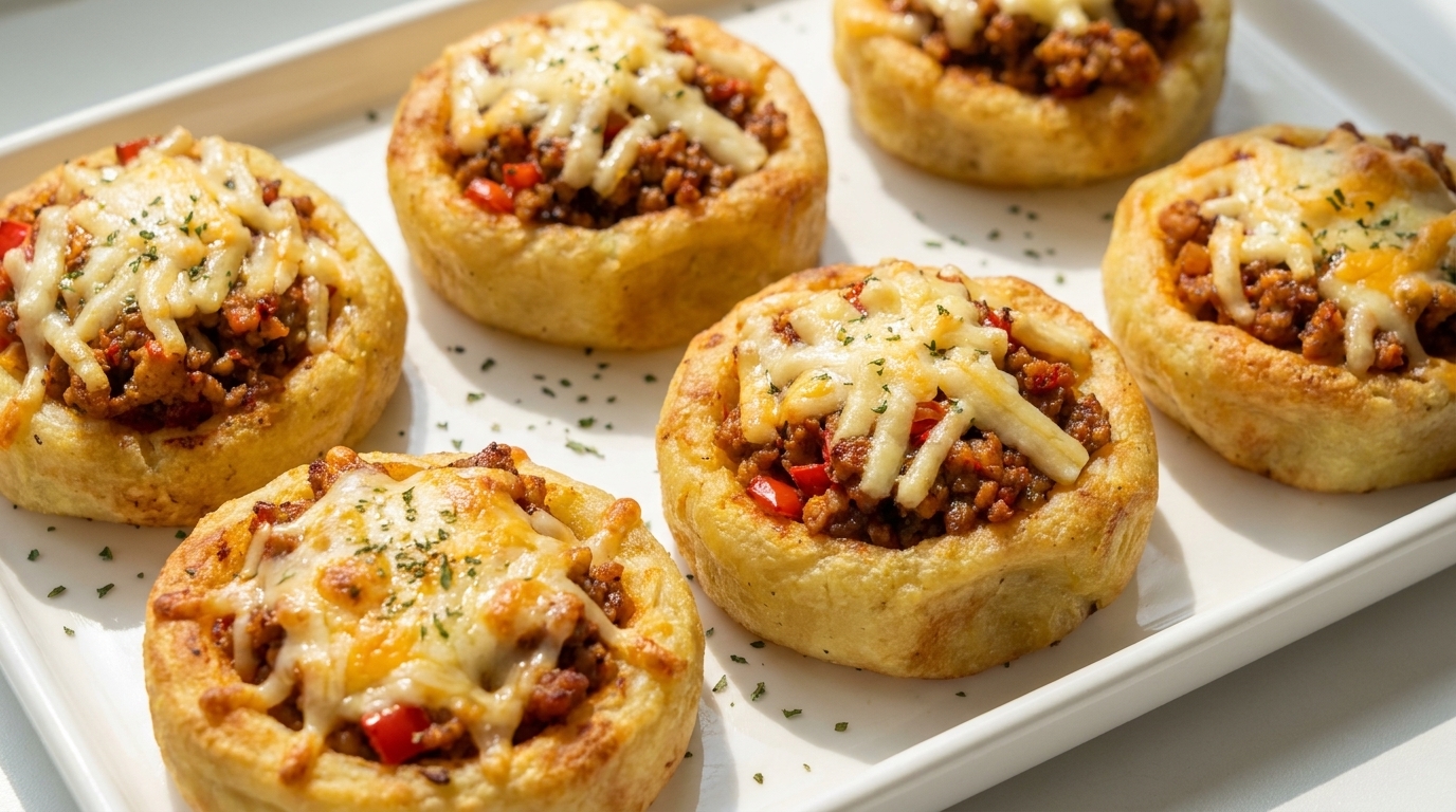 Tortini di Patate al Pollo e Tartufo