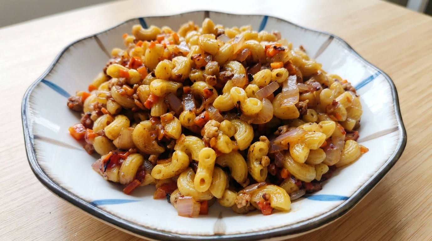 Maccheroni Saltati al Pepe Nero