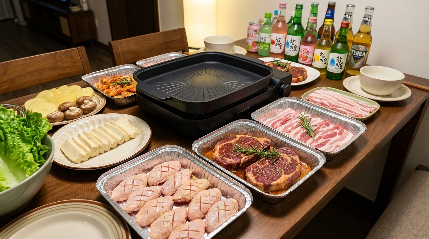 Grigliata Coreana Fai-da-te: Un Banchetto in Stile Casalingo