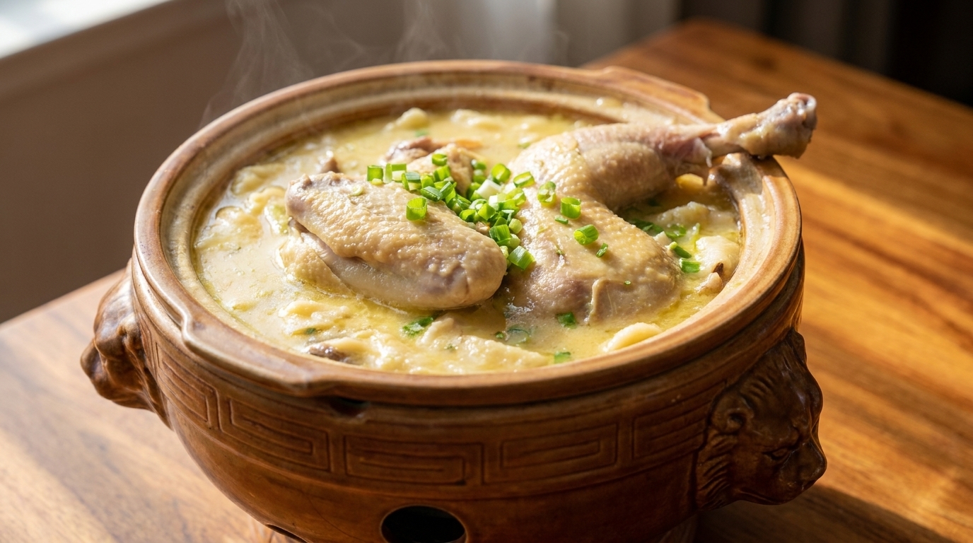 Zuppa Rustica di Pollo ruspante con Gnocchetti