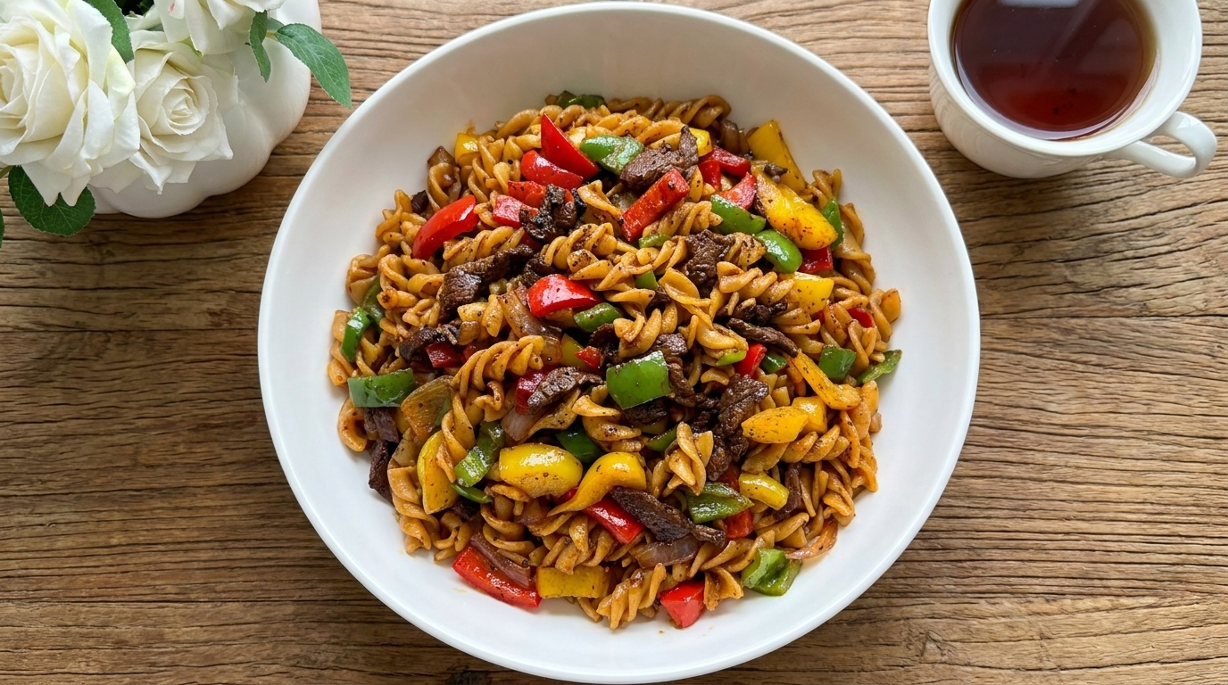 Fusilli al Manzo e Pepe Nero