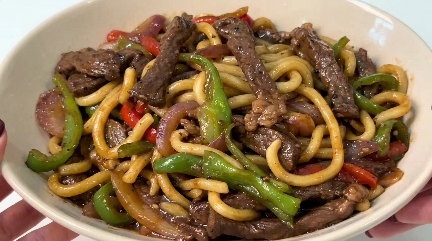 Udon al Manzo al Pepe Nero