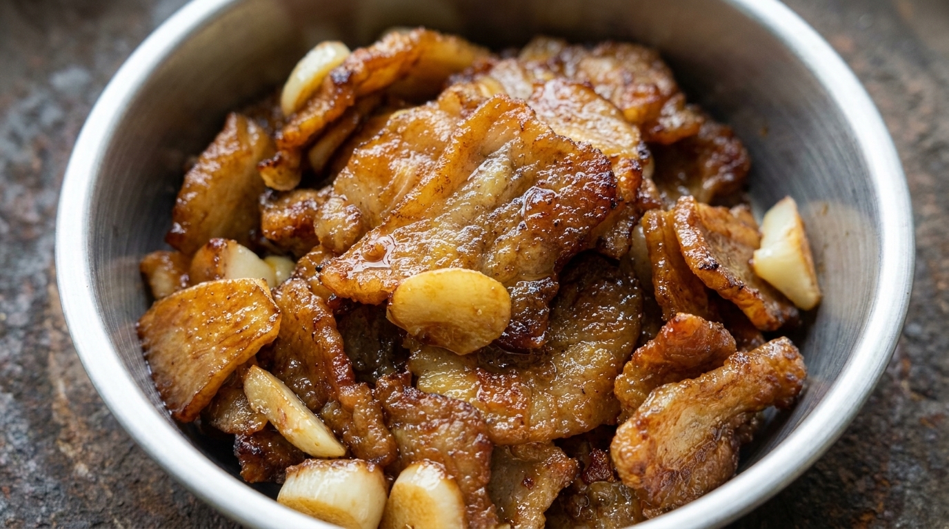 Pancetta di Maiale Saporita in Padella