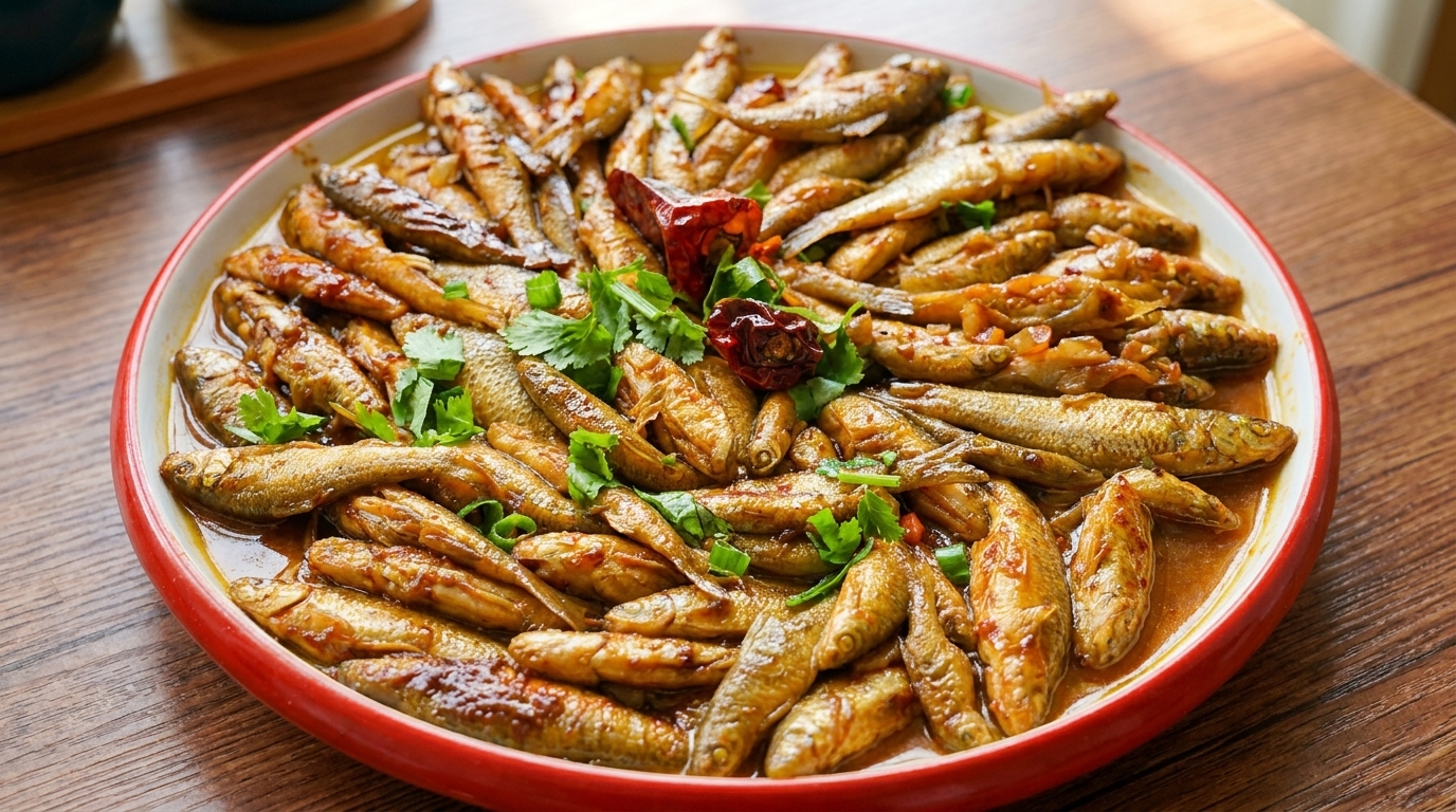 Pesce di Fiume Brasato al Sugo