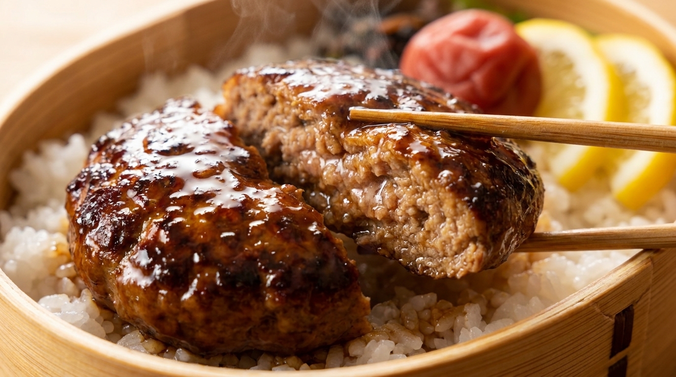Hambagu Giapponese: Hamburger Steak Teriyaki
