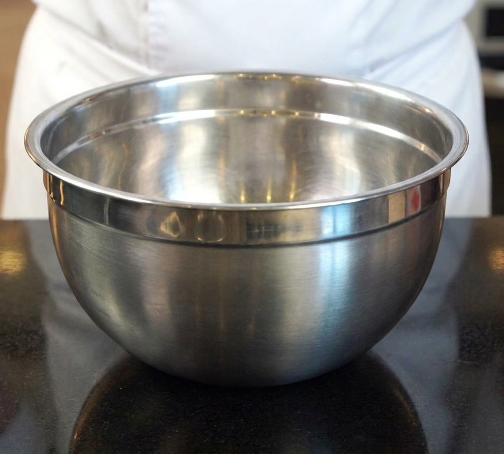 Un pezzo di maiale crudo massaggiato a mano con il mix di spezie.
