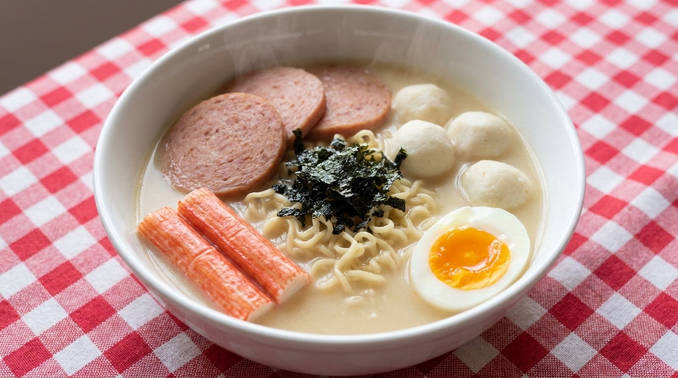 Ramen hack: Tonkotsu cremoso in 10 minuti