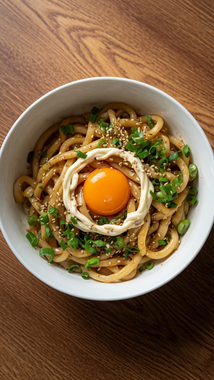 Udon all'Olio in Stile Giapponese
