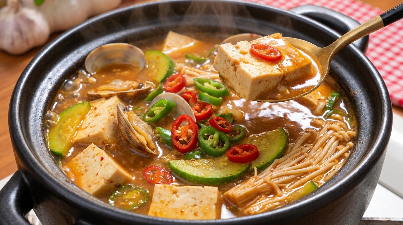 Classico Doenjang-jjigae Coreano (Stufato con Pasta di Soia)