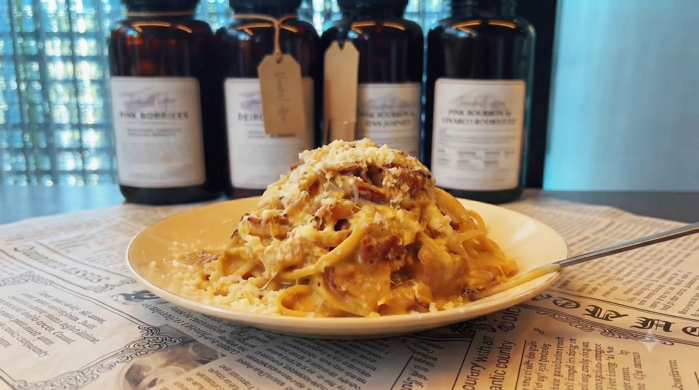 Pasta alla Carbonara Cremosa Italiana