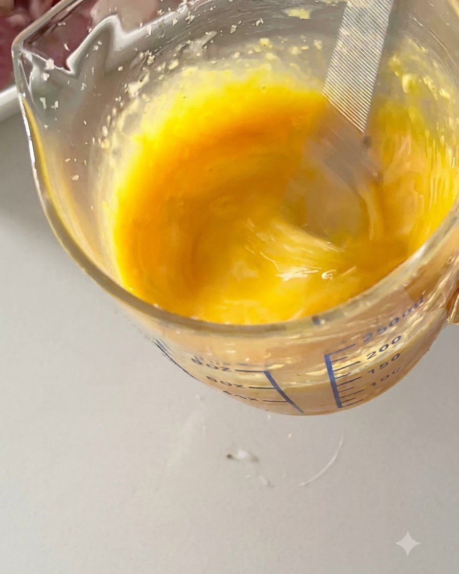 Olio doliva versato in una padella nera in ghisa sul piano cottura.