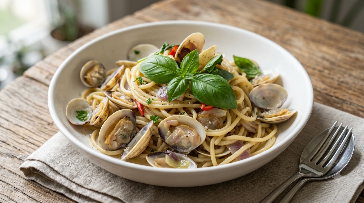 Spaghetti classici alle vongole