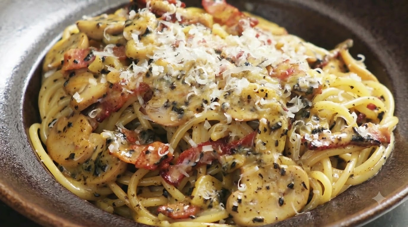 Spaghetti Gourmet ai Funghi e Tartufo