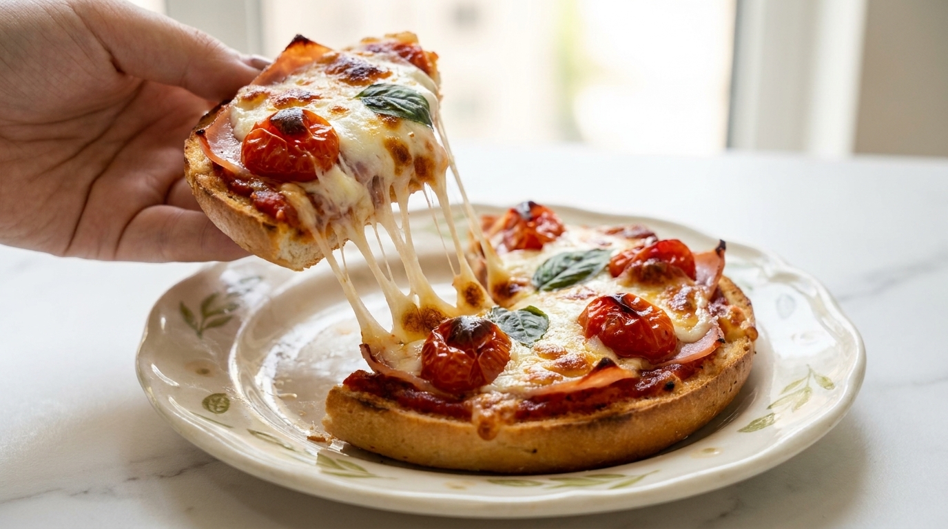 Toast Pizza Margherita Veloce in Friggitrice ad Aria