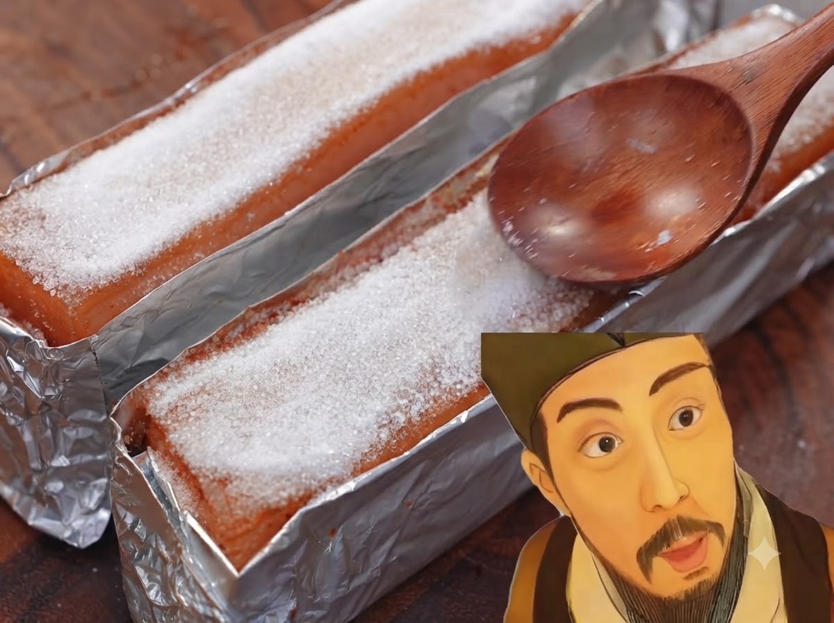 Cestello della friggitrice ad aria contenente la pancia di maiale con crosta di sale inserito nellapparecchio.