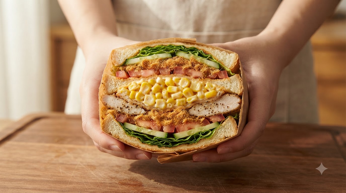 Panino con cotoletta di pollo al pepe nero