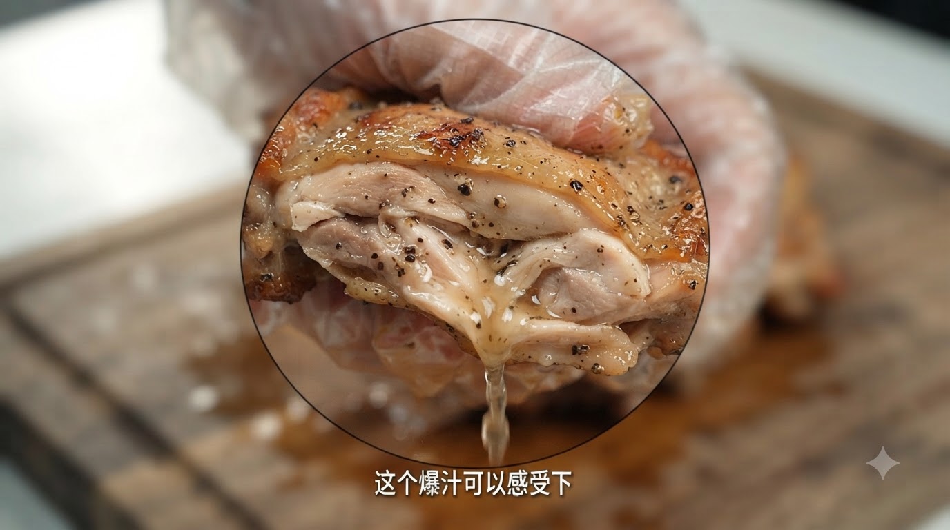 Coscia di Pollo al Pepe Nero