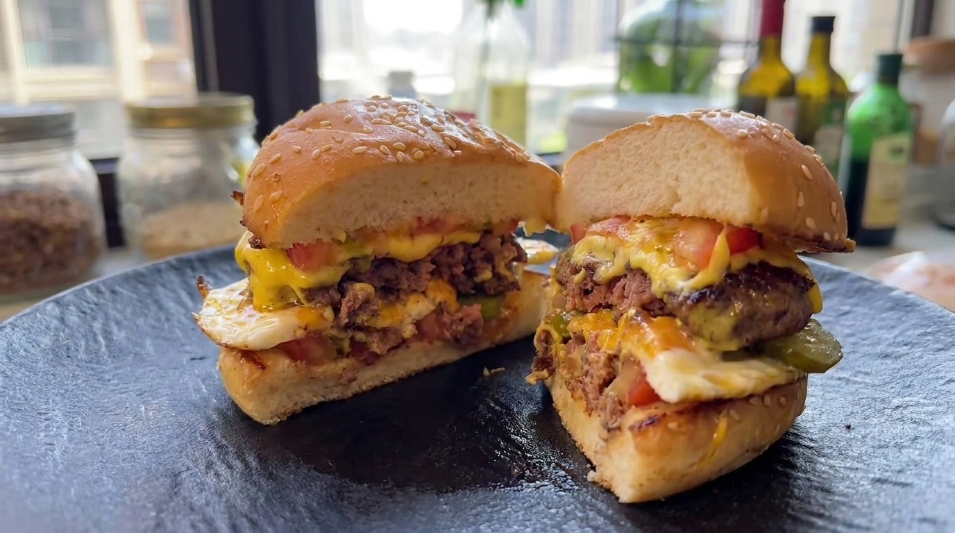 Mini Hamburger di Angus Fatto in Casa