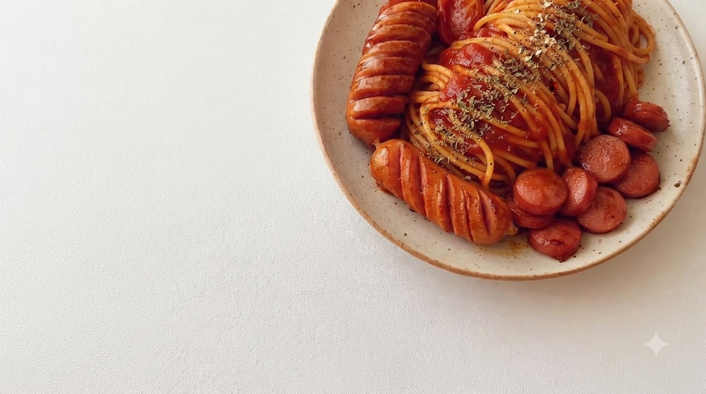 Spaghetti Ricchi con Pomodoro e Salsiccia