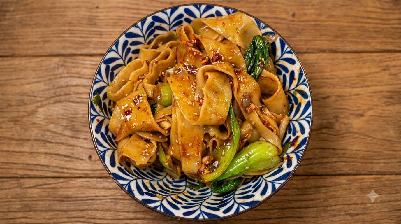 Noodles all'Olio Piccanti (Youpo Mian)