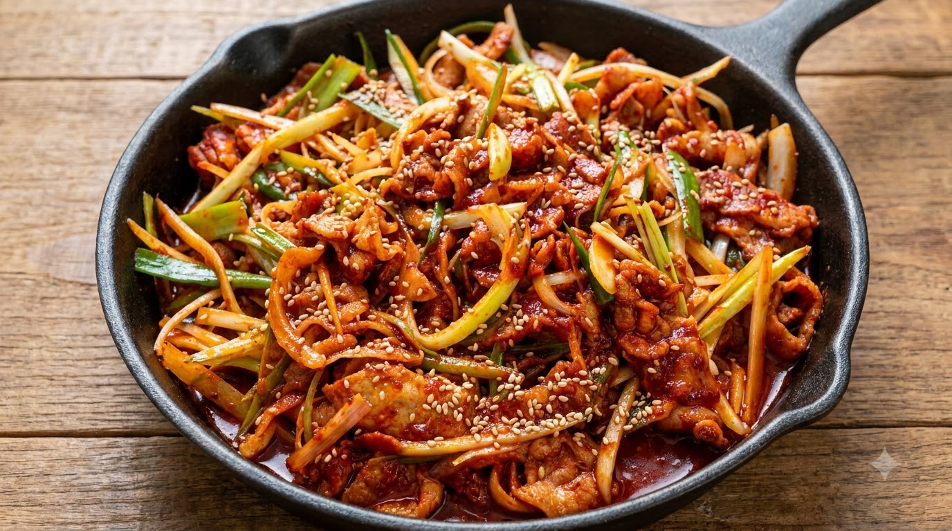 Pancetta di Maiale Saltata al Gochujang (Jeyuk Bokkeum)