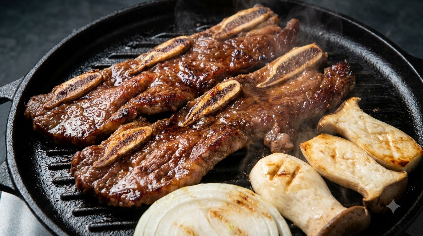 LA Galbi Autentiche alla Coreana (Costine di Manzo BBQ)