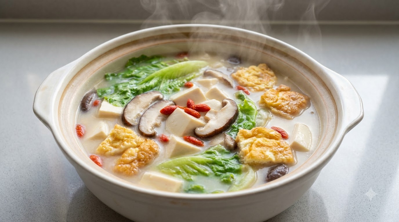 Zuppa di Tofu Sanxian Nutritiva