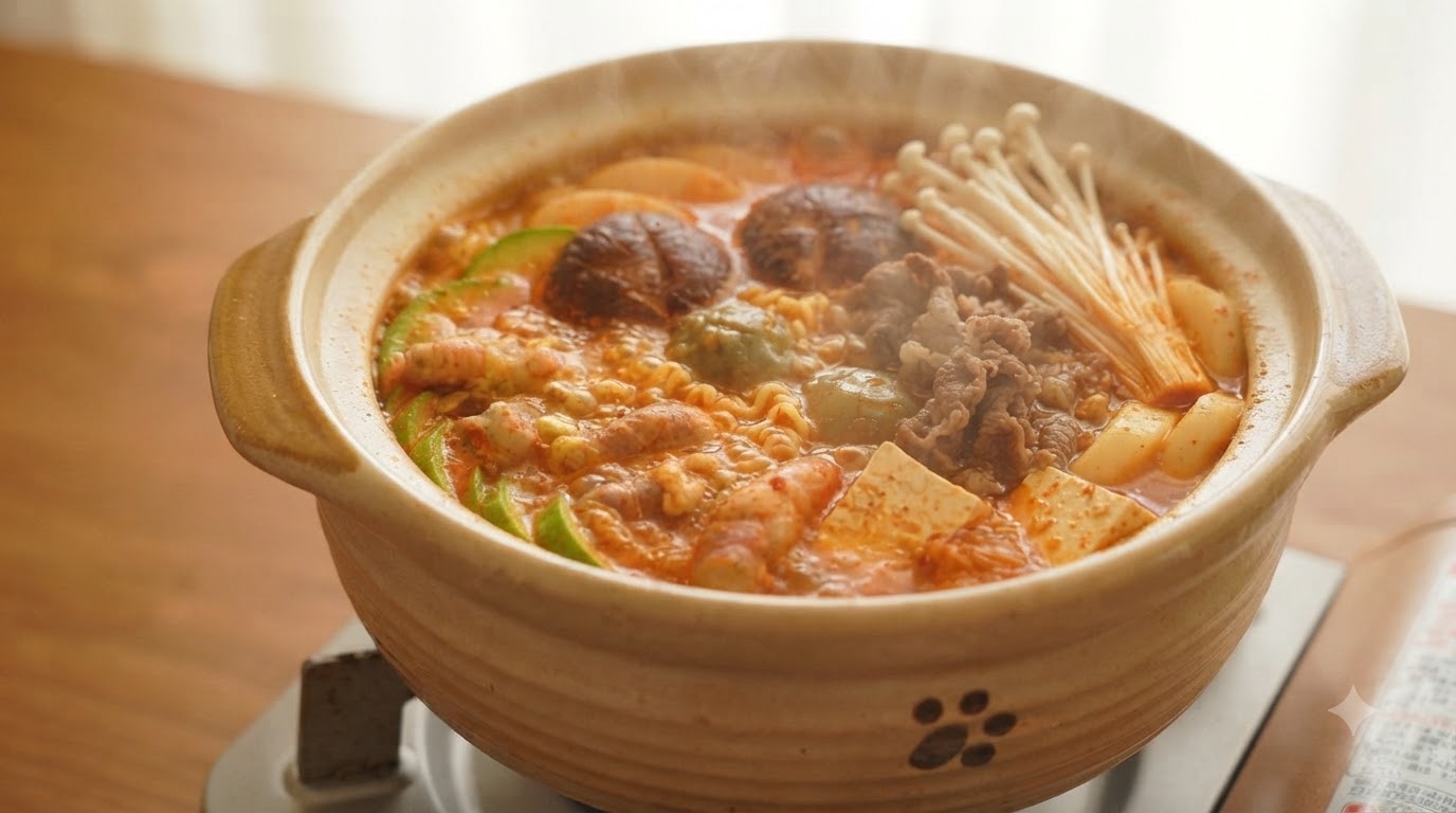Budae Jjigae (Spezzatino dell'esercito coreano)