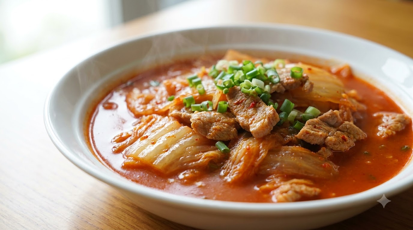 Kimchi-jjigae Autentico di Baek Jong-won (Stufato di Kimchi)