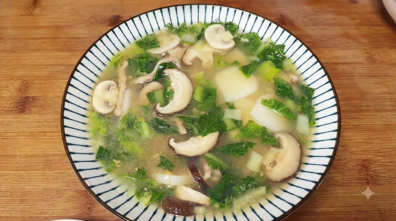 Zuppa di gnocchi di riso di Ningbo